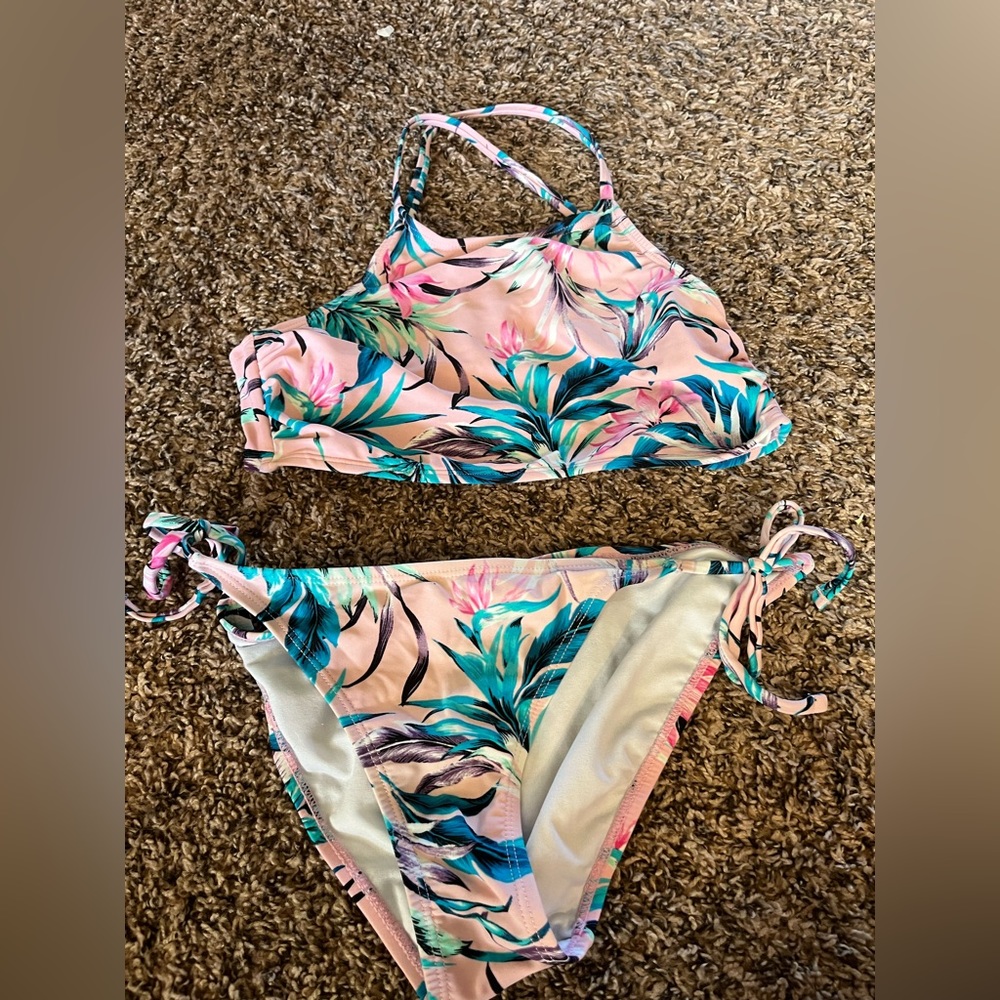 Pink Tropical Swimsuit
